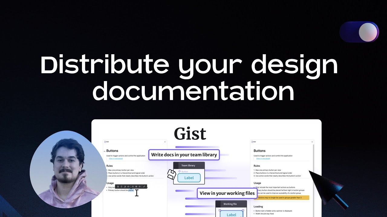 Distribute your design documentation  - Mike Wilson live at Into Design Systems Conference