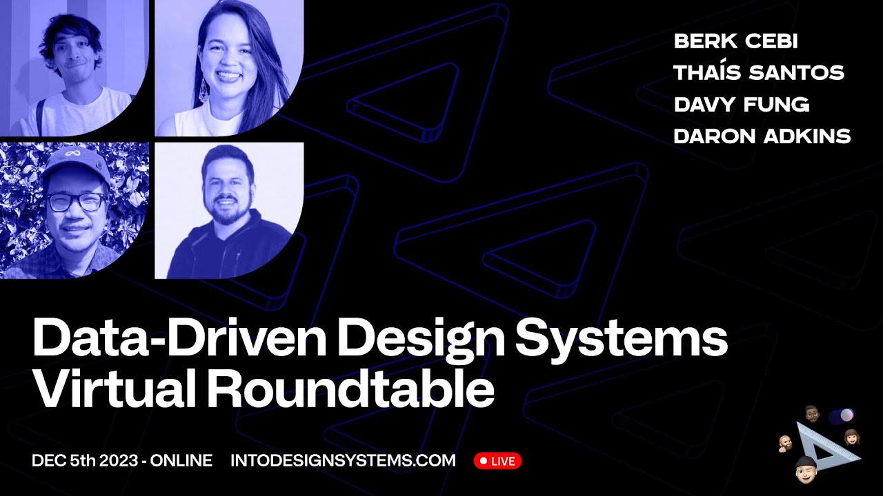Data-Driven Design Systems - Online Roundtable by Into Design Systems