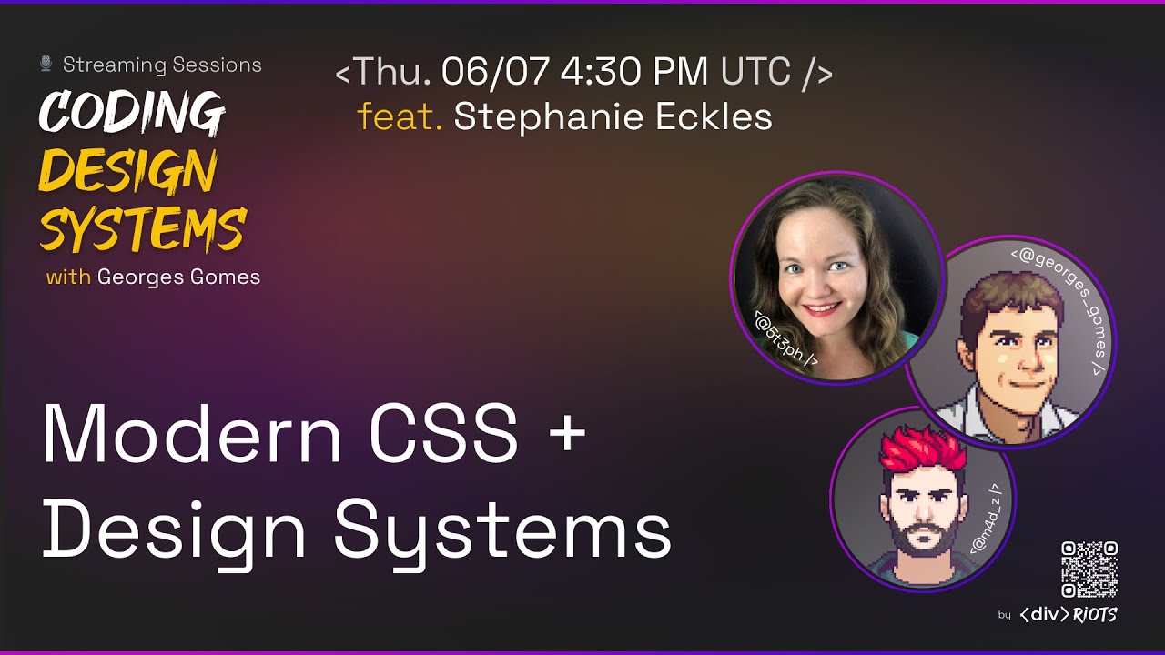 Coding Design Systems - ep21 - ModernCSS.dev and Nunjucks components for a static Web content