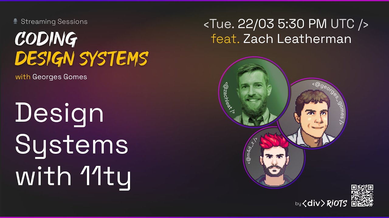 Coding Design Systems - ep11 - 11ty and Design systems, with Zach Leatherman