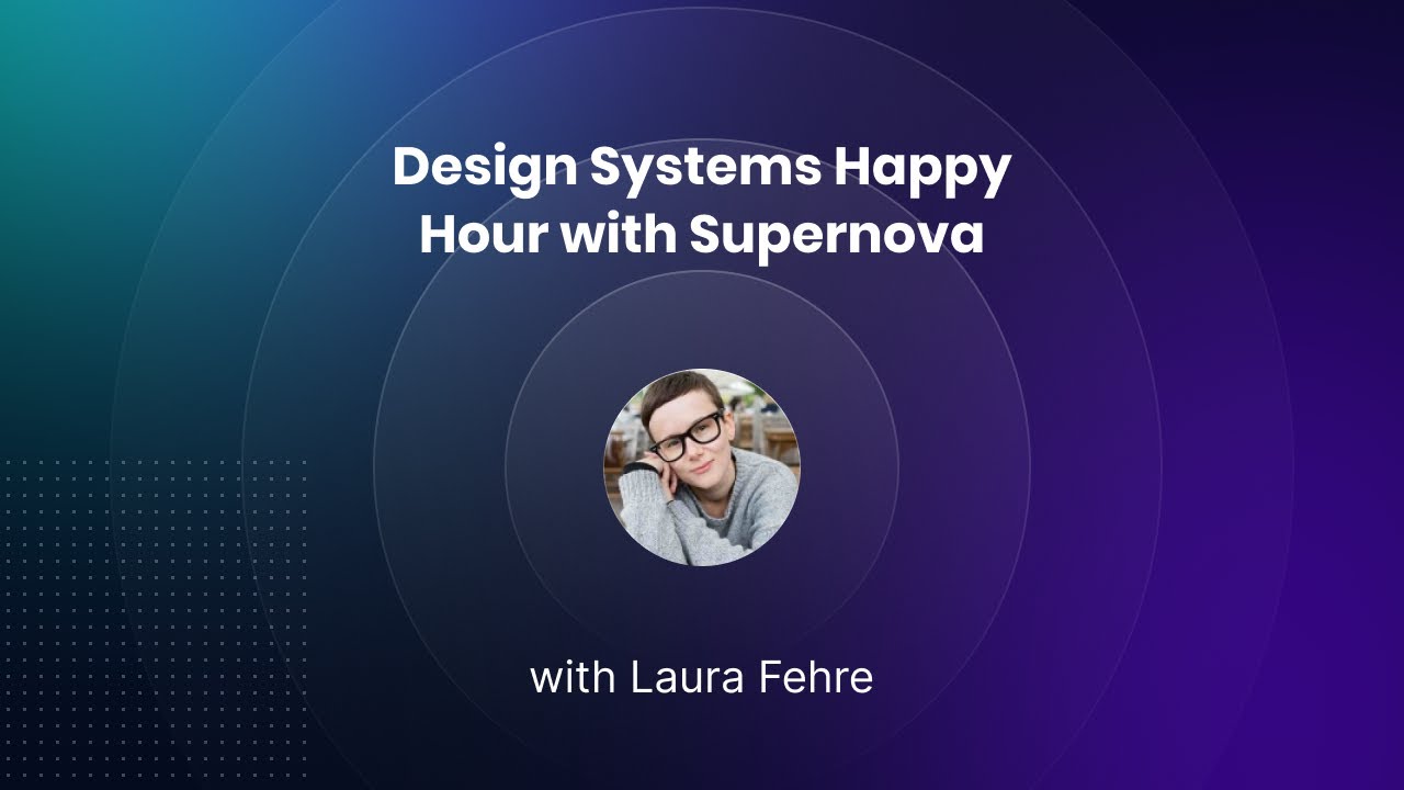 Supernova First Design System Happy Hour in Prague featuring a fireside chat with Laura Fehre