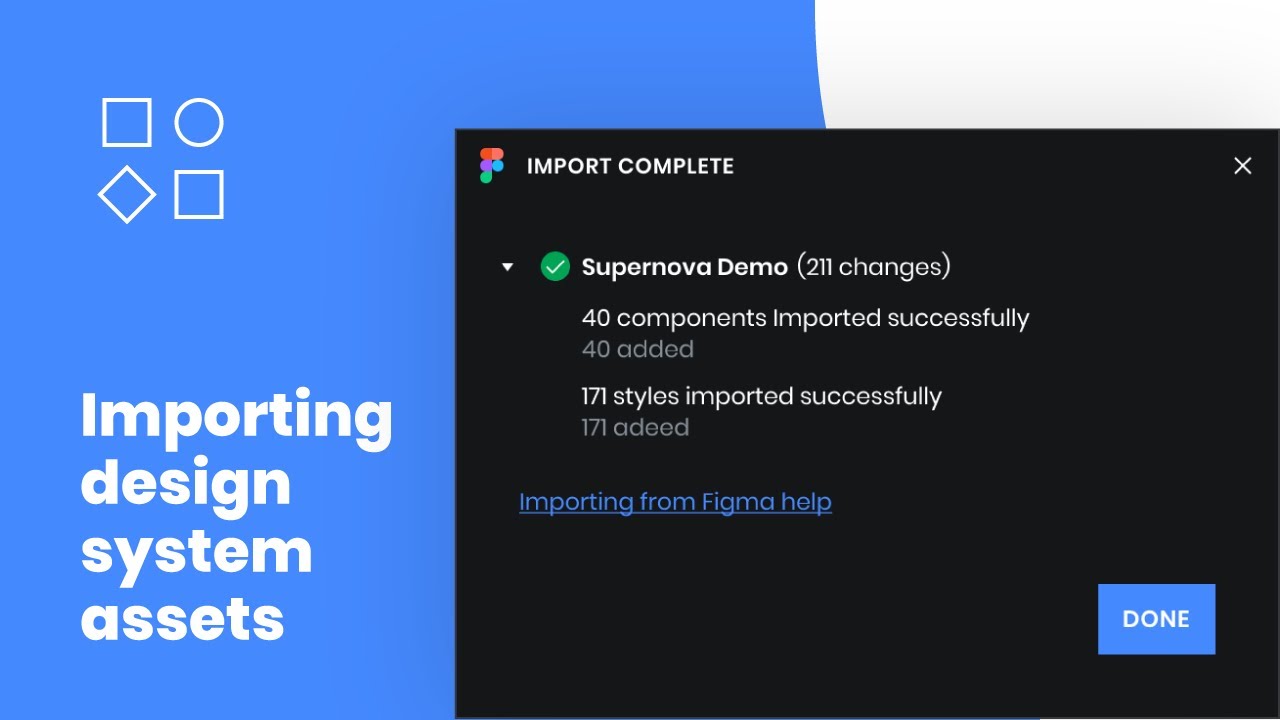 Importing design system assets | Supernova.io