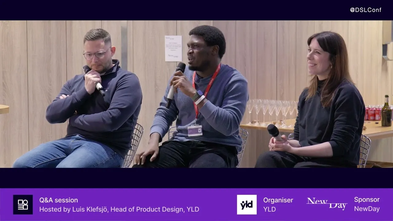 Q&A session with Damola, Tony and Amy - Design Systems London #8 - December 2023