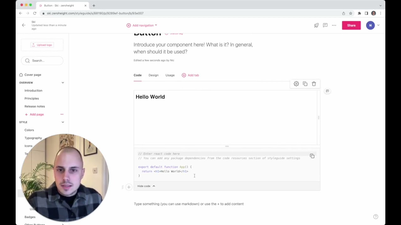 zeroheight can render React components!