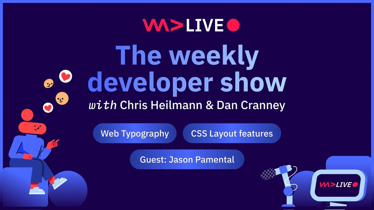 The weekly developer show: Design Systems, Variable Fonts & Web Typography Demystified