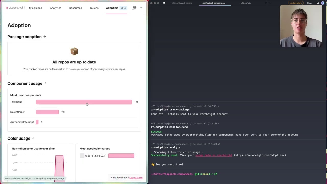 Design System Adoption tools in zeroheight