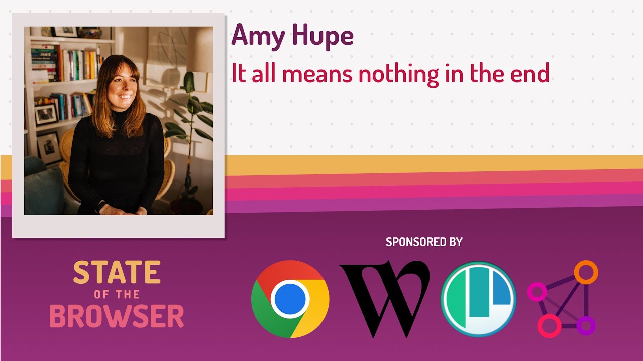 Amy Hupe - It all means nothing in the end