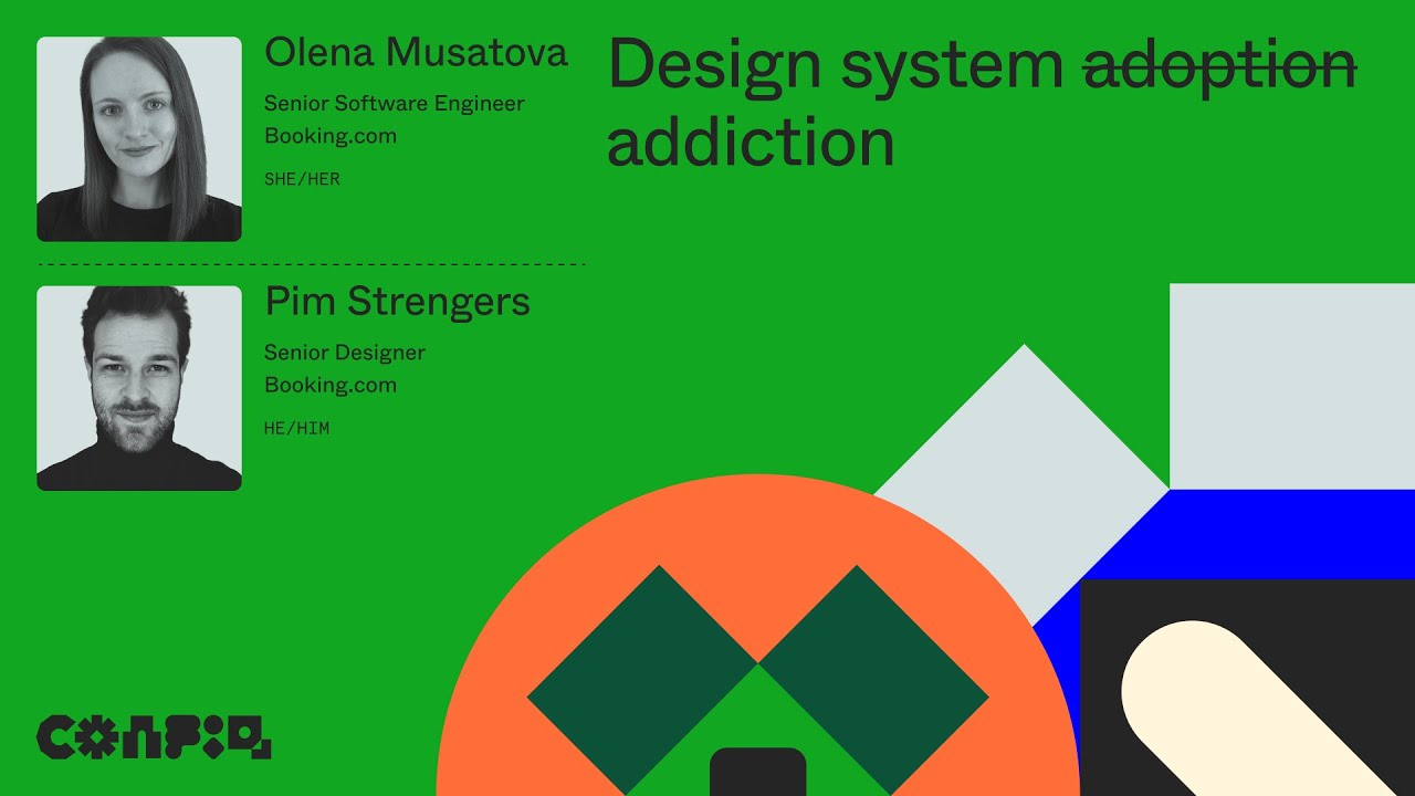 Config 2024: Design system adoption addiction (Pim Strengers & Olena Musatova, Booking.com) | Figma