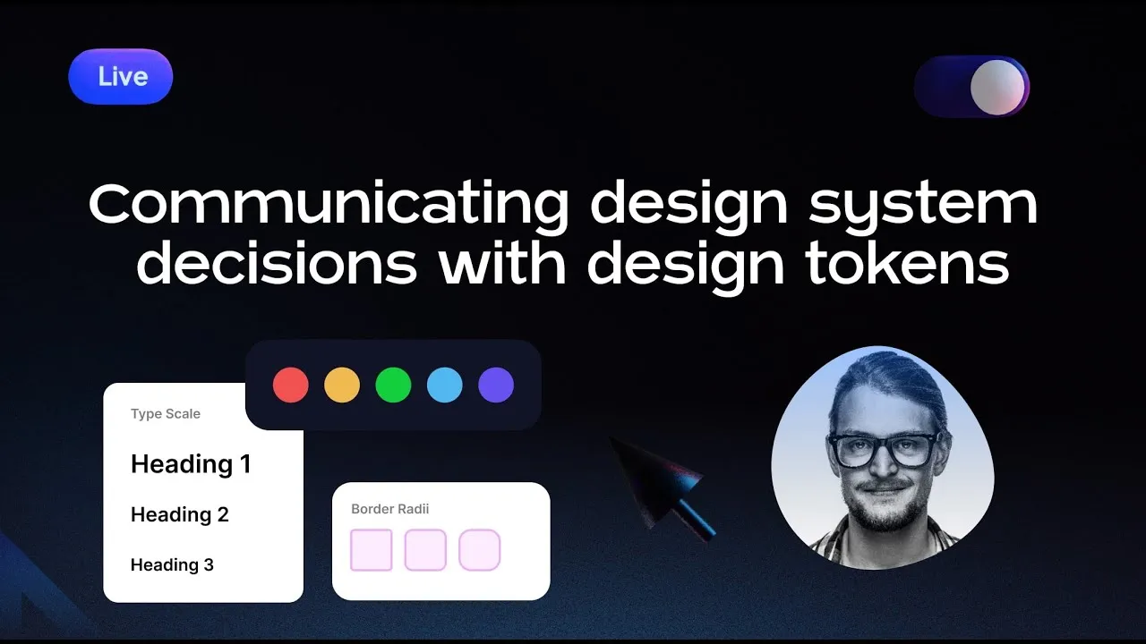 Communicating design system decisions with design tokens -  Lukas Oppermann Live