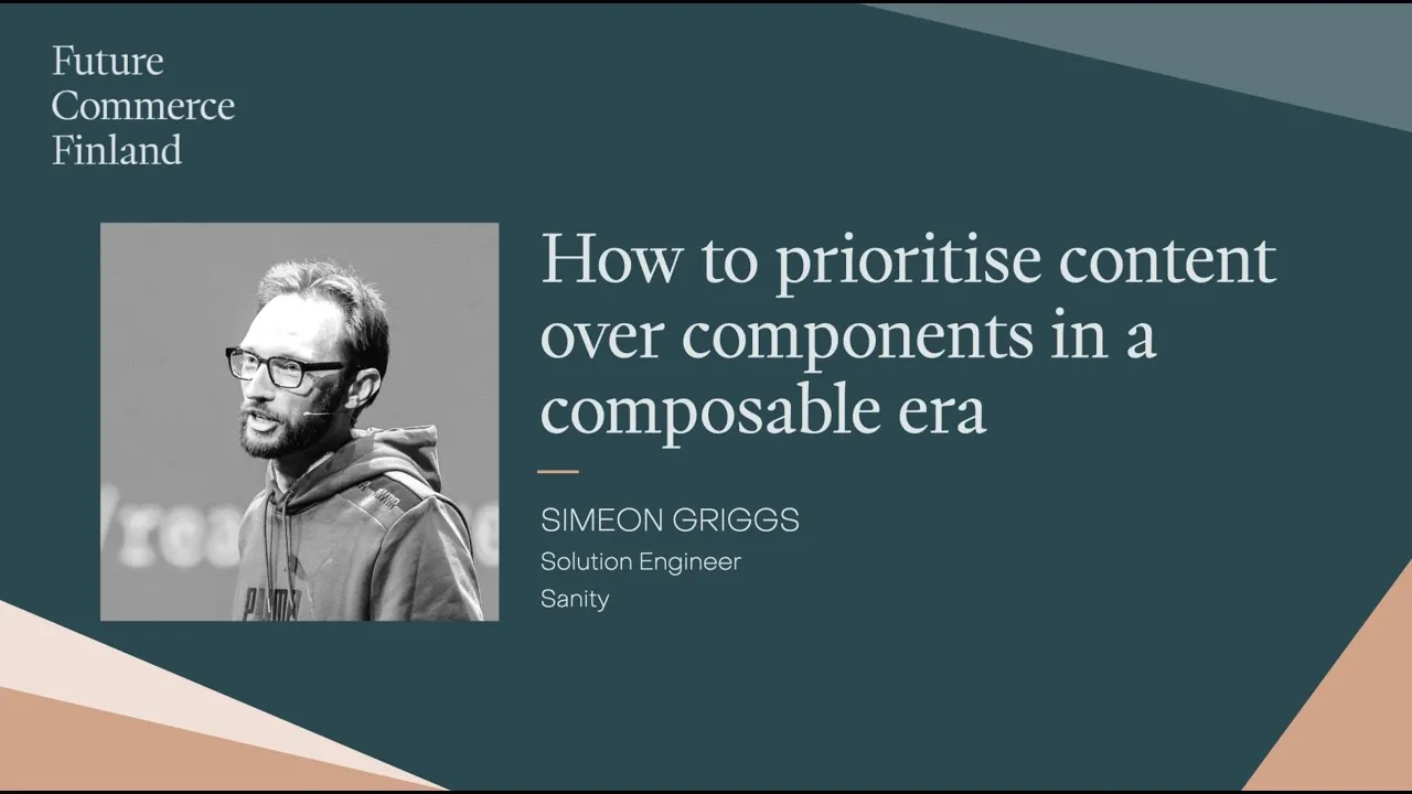 How to prioritise content over components in a composable era