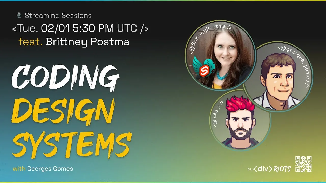 Coding Design Systems | ep06 | Svelte & Sveltekit with Brittney Postma