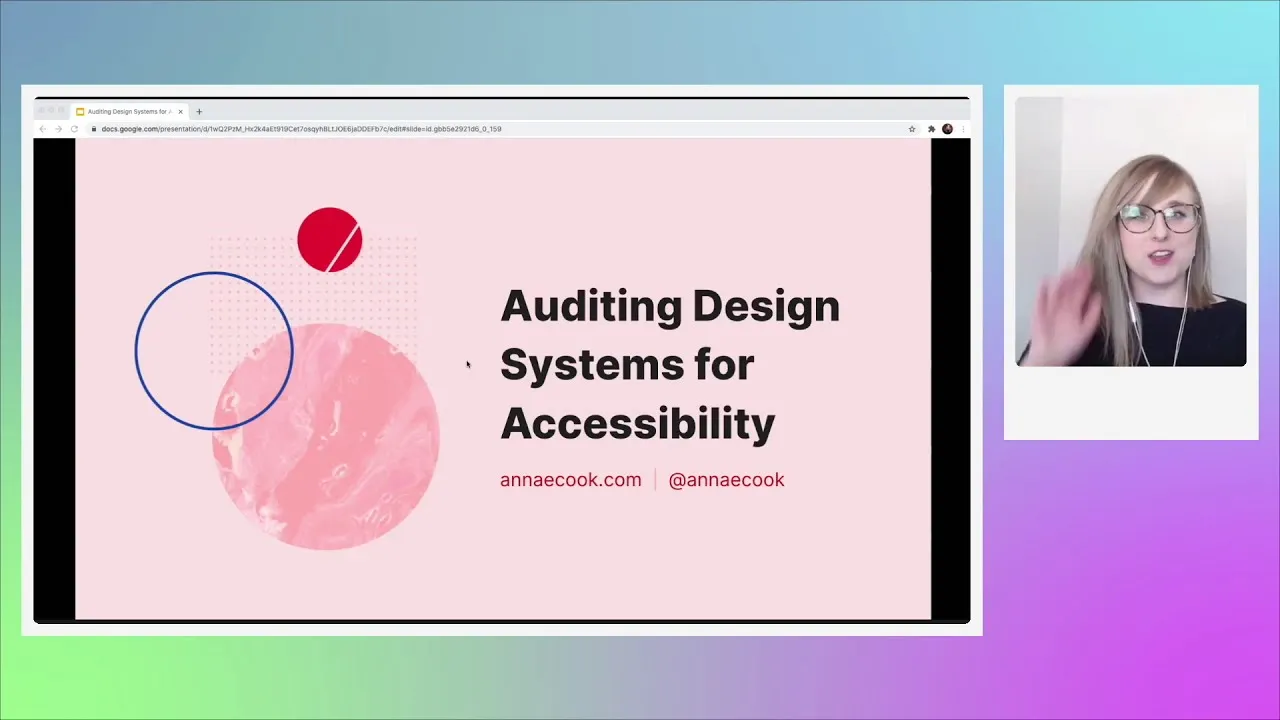 Auditing Design Systems for Accessibility - axe-con 2021