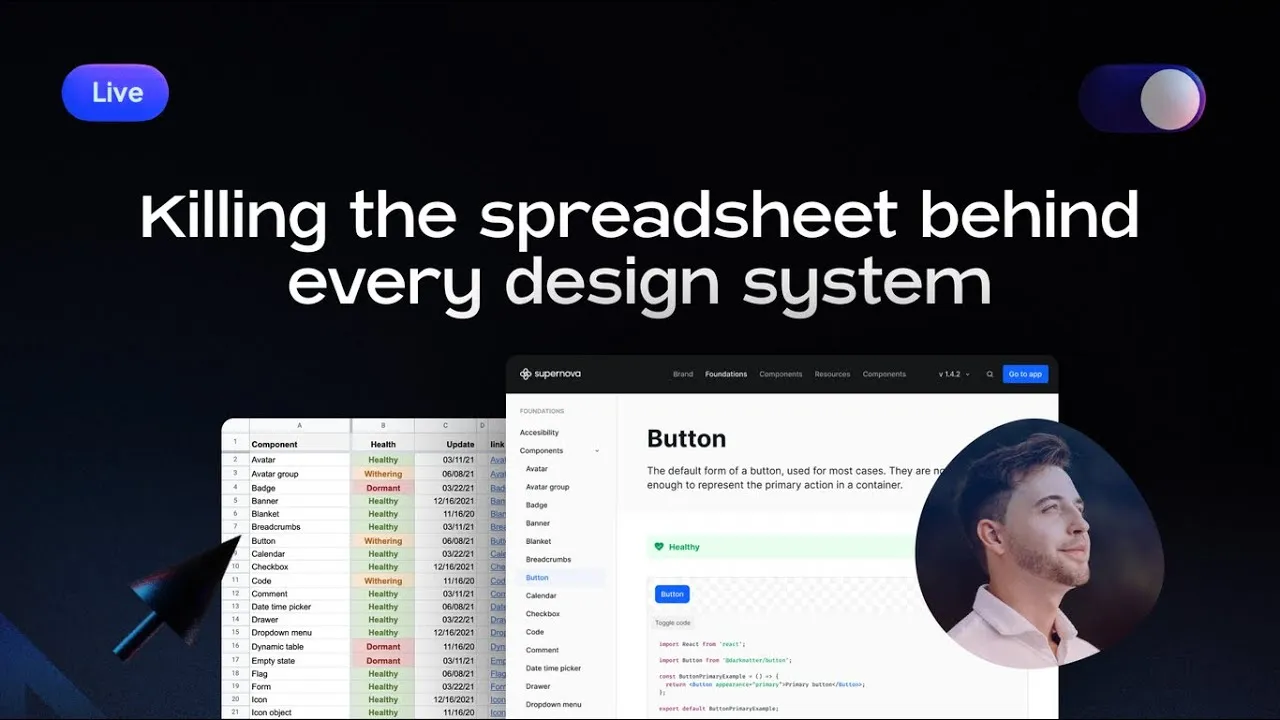 “Killing the spreadsheet behind every design system“ by Jiri Trecak @ Into Design Systems Conference
