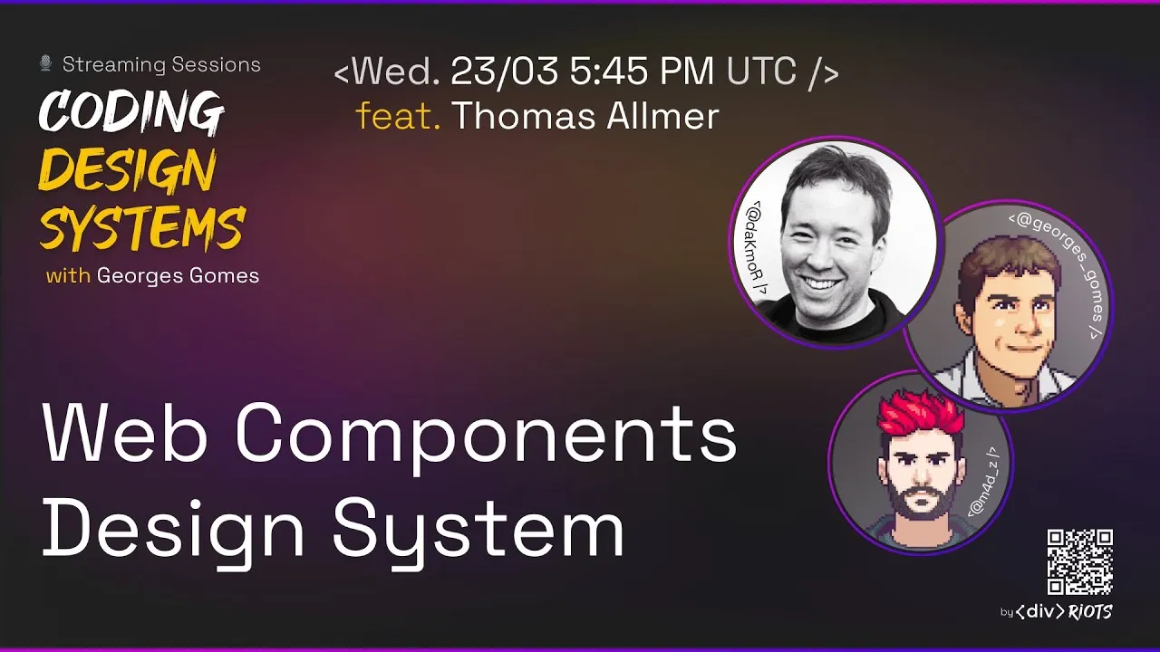 Coding Design Systems - ep12 - A Web Components design system, with Thomas Allmer