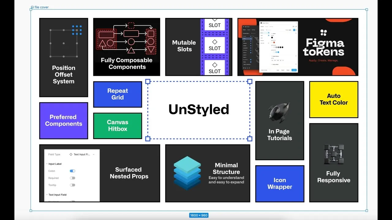 UnStyled - The most powerful headless Ui Kit for Figma
