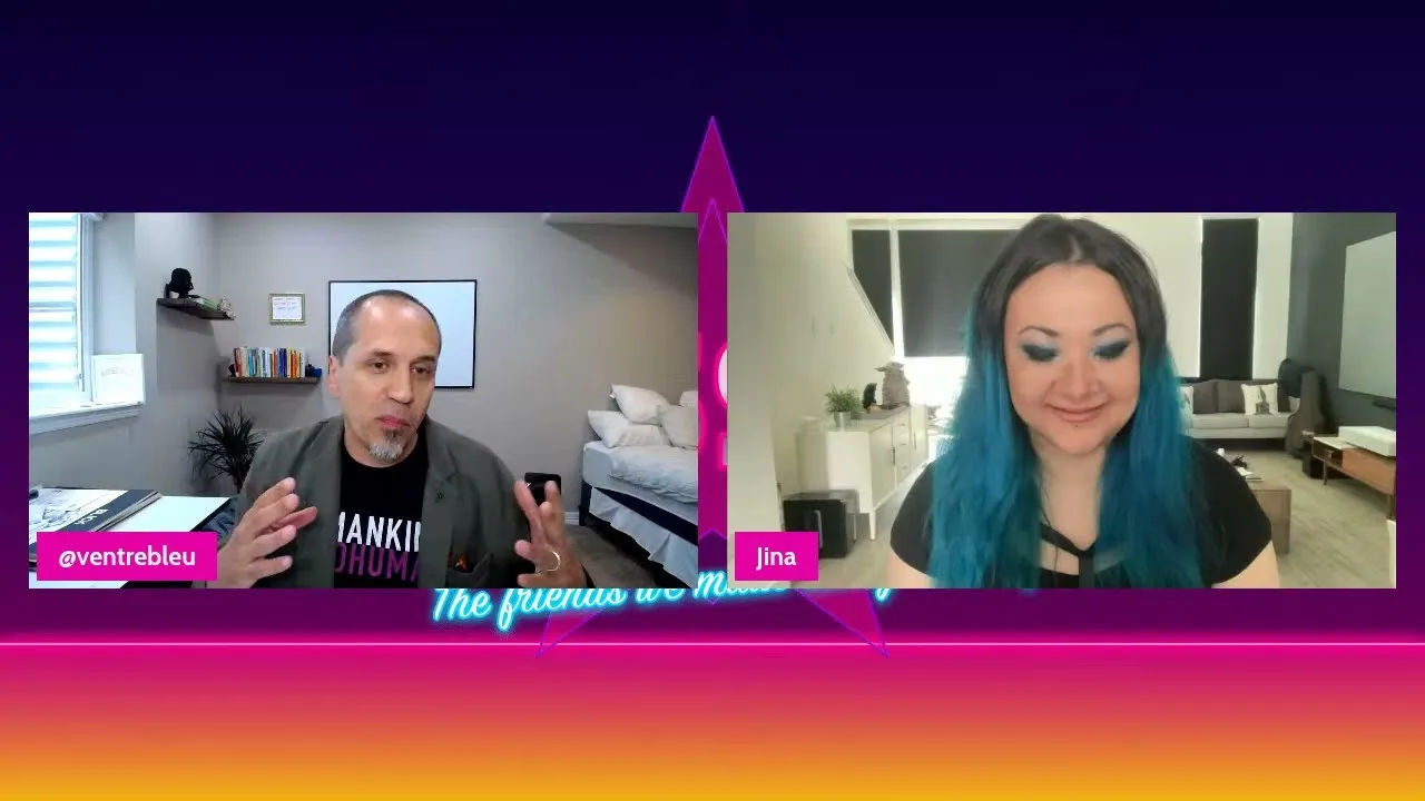 Live stream #15: Jina Anne interview