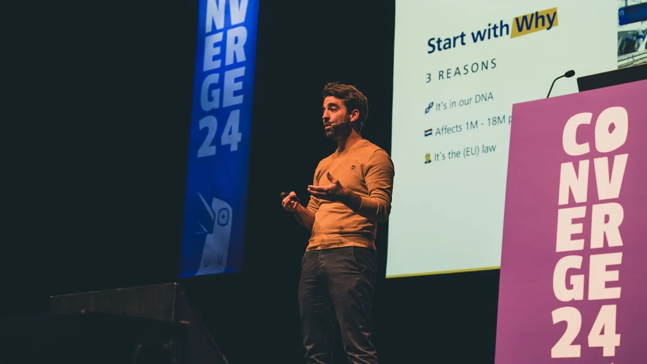 The five stages of embracing accessibility - Koen de Greef (Converge 2024)