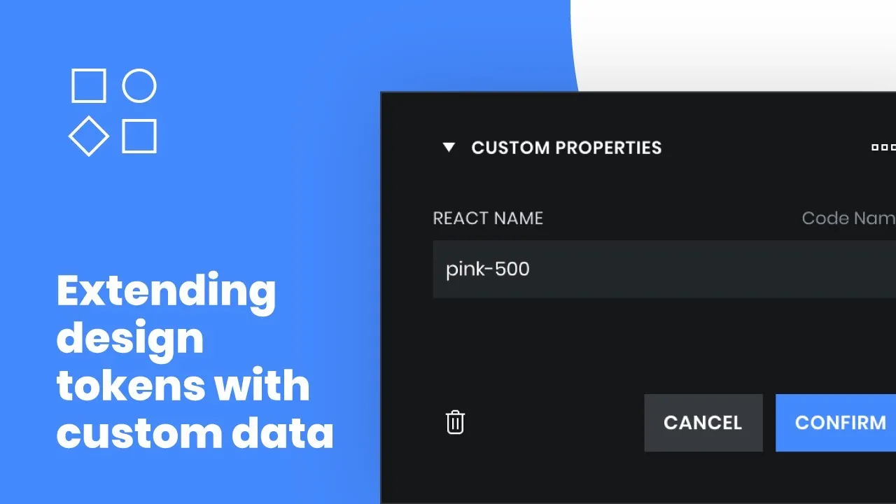 Extending design tokens with custom data | Supernova.io