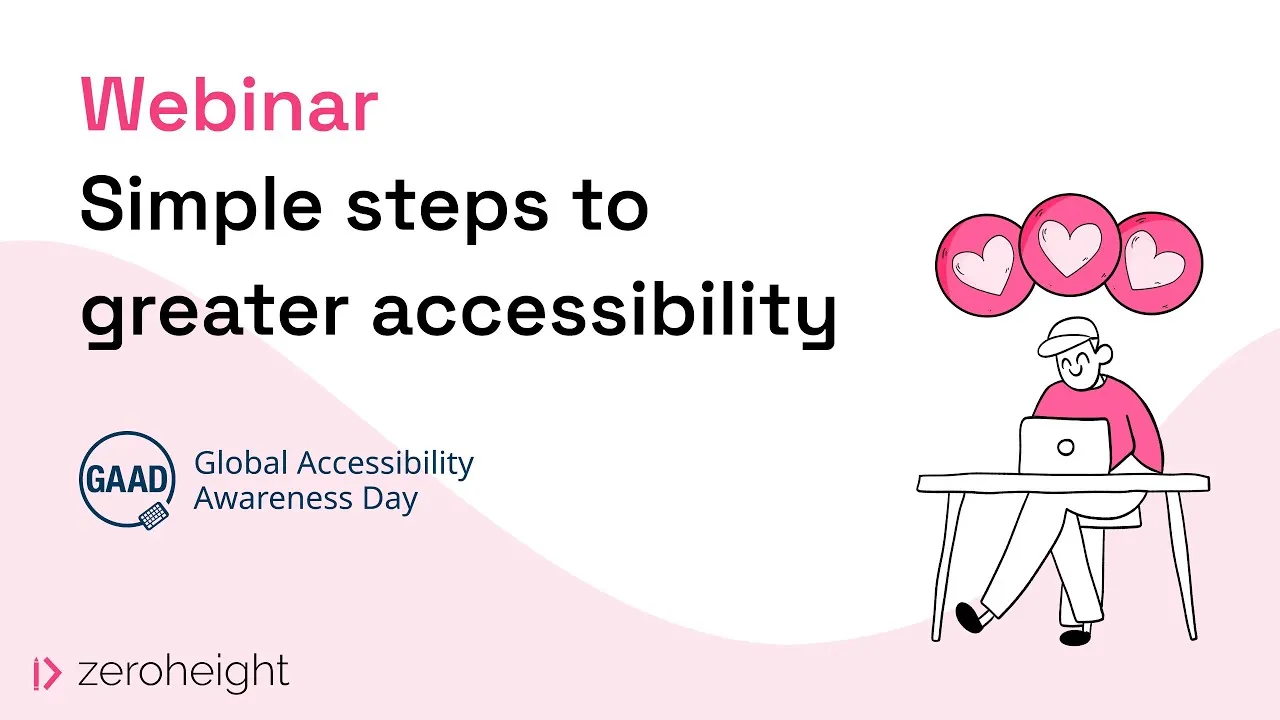 Simple steps to greater accessibility