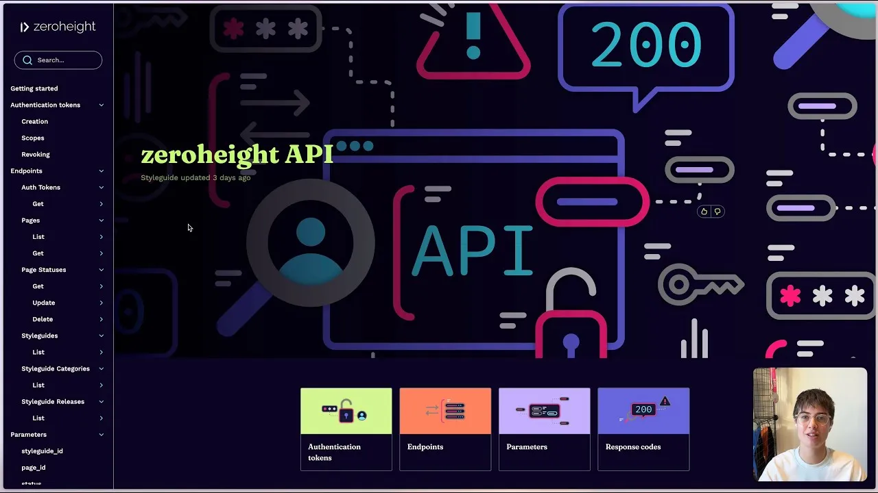 Getting started with the zeroheight API