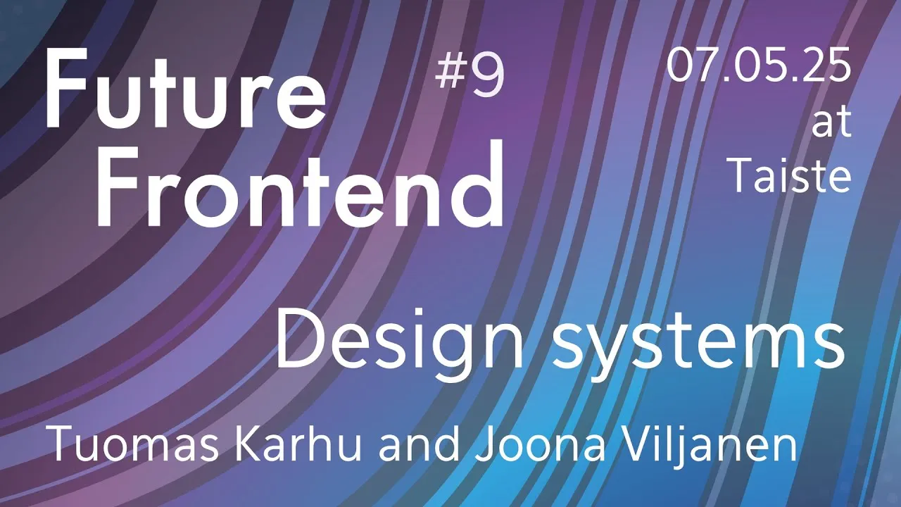 FF meetup #9 - Design systems