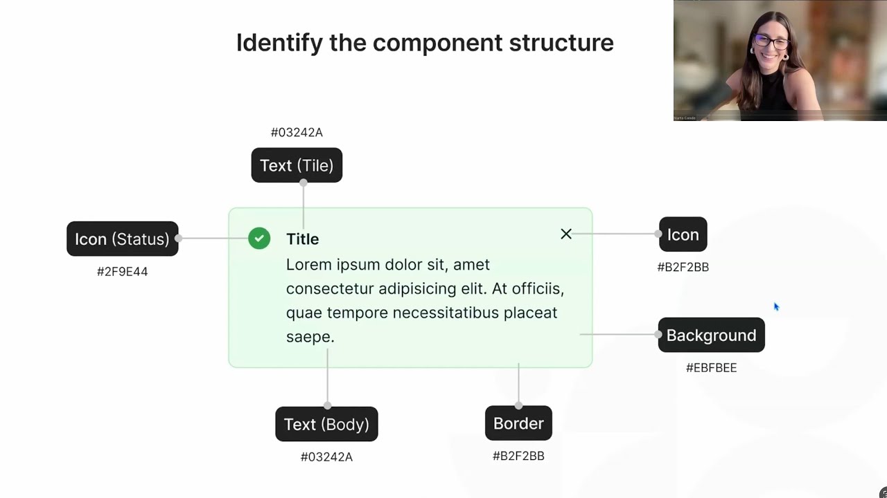 Design Tokens Glossary - Marta Conde at Into Design Systems Conference