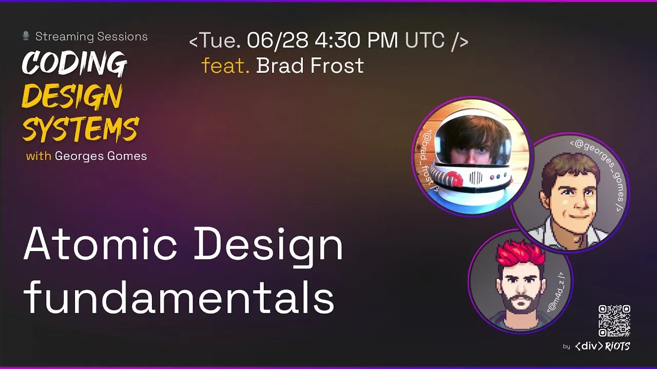 Coding Design Systems - ep23 - Atomic Design Fundamentals