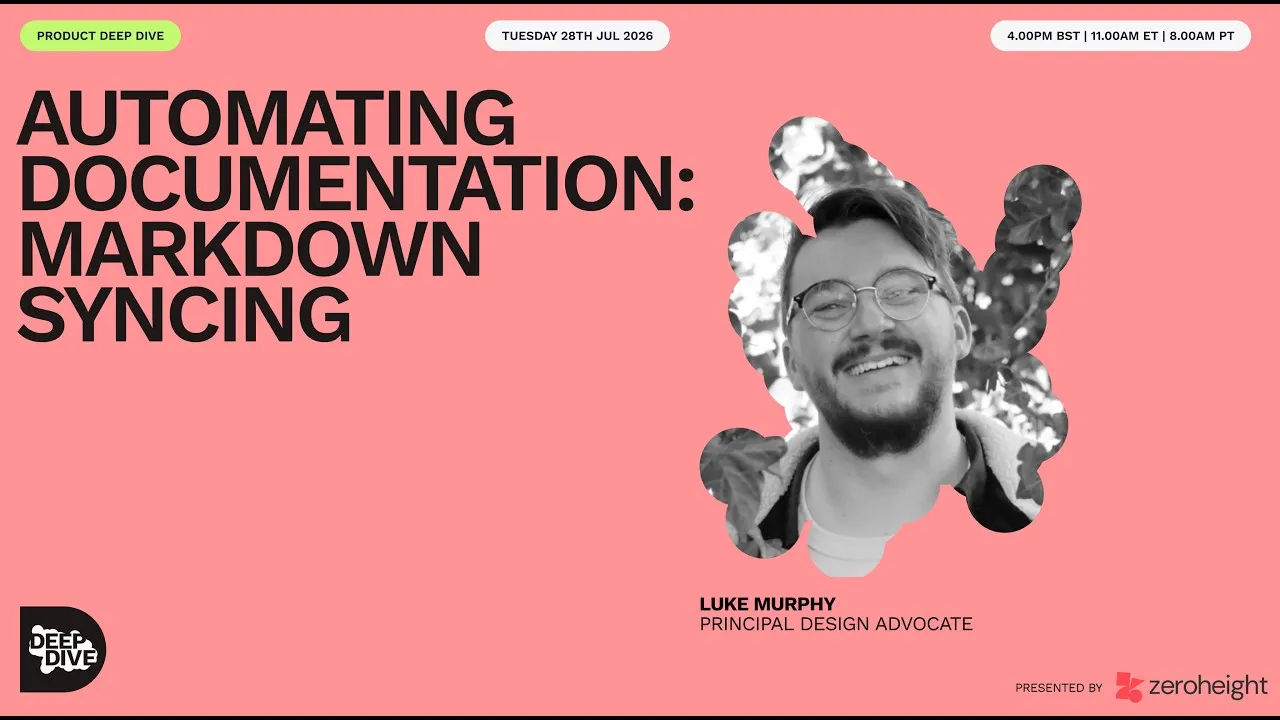 zeroheight deep dive: Automating documentation — Markdown syncing