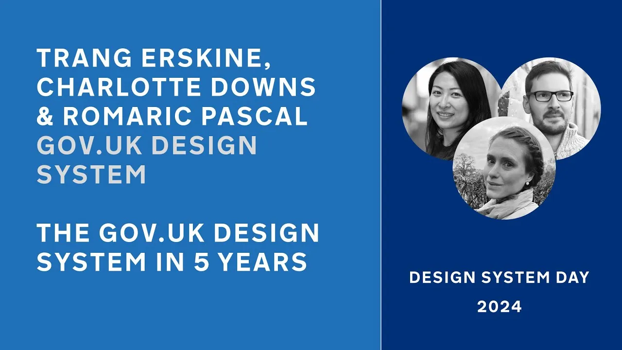 Design System Day 2024: Future of the GOV.UK Design System