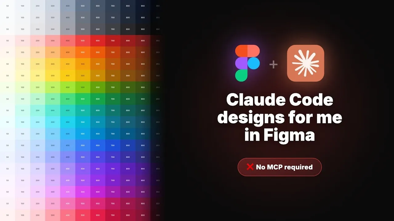 Tutorial: Claude Code designs for me in Figma ❌ No MCP needed