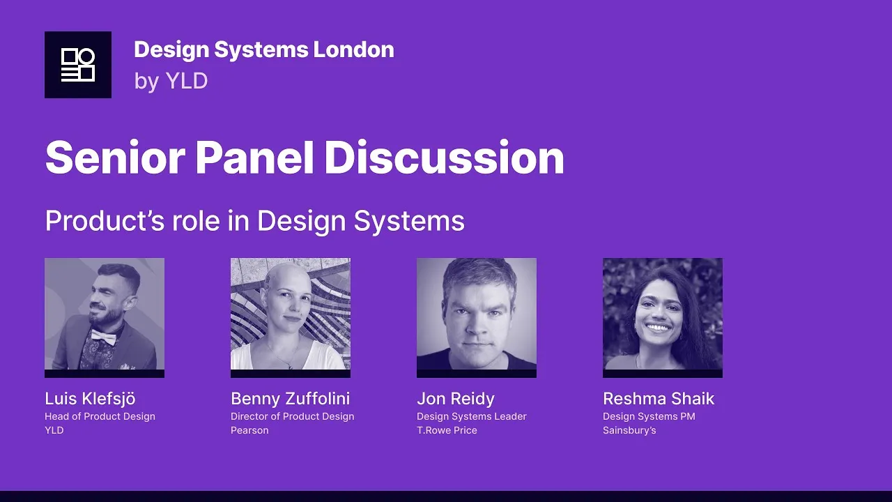Design Systems London#11 Senior panel discussion